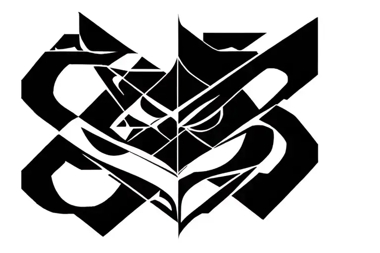 anime logo tattoo design idea