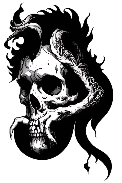 Seven mortal sins lust of pride and tattoo design idea