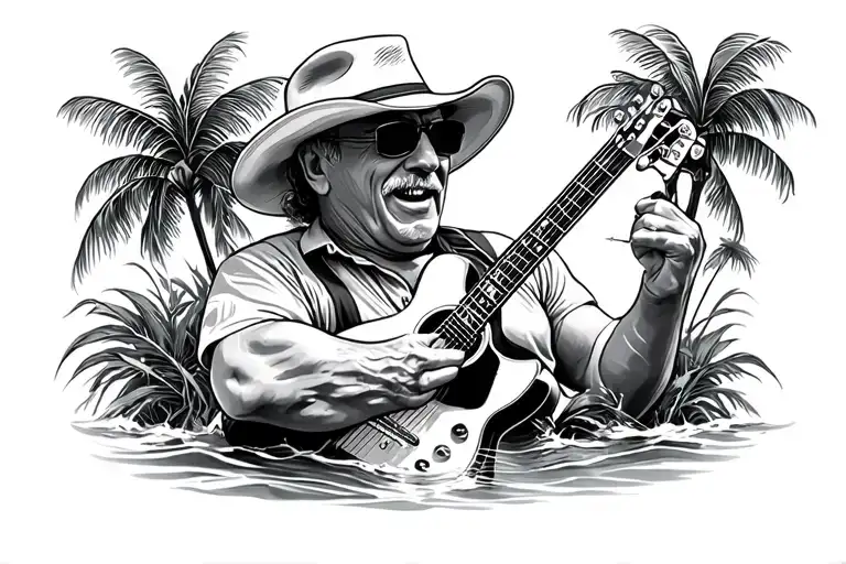 jimmy buffett tattoo design idea