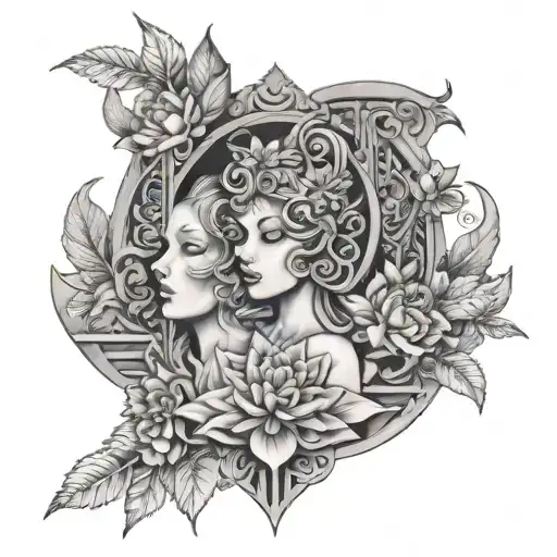 Now you hang from my lips like the gardens of Babylon tattoo design idea