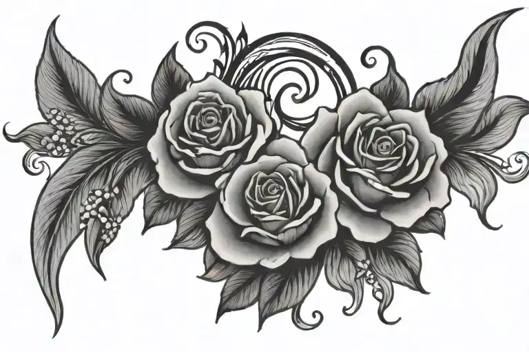 50th Wedding Anniversary tattoo made tattoo design idea
