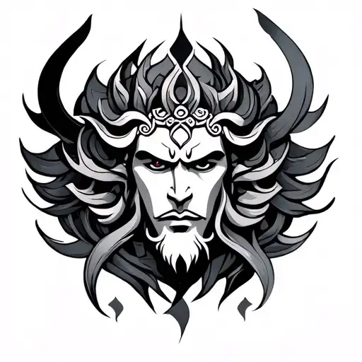 Vajra tattoo design idea