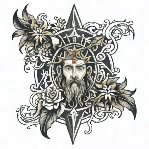 paradox christ tattoo design idea
