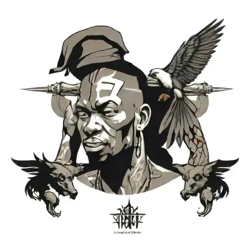 HAITI and MARONE SLAVE   tattoo design idea