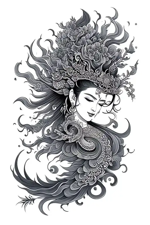thai , chinese , korean traditional tattoo tattoo design idea
