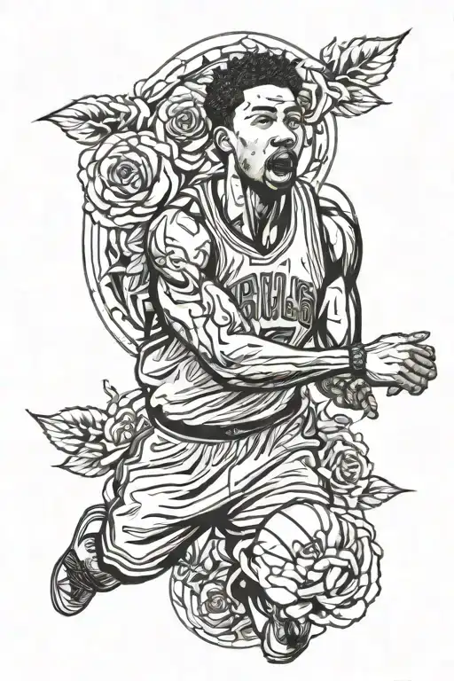 I want animated Derrick rose tattoo tattoo design idea
