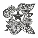Texas Inca tattoo design idea