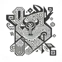 Texas Inca tattoo design idea