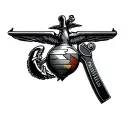 Usmc tattoo design idea