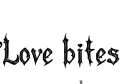"Love bites
" tattoo design idea