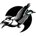 mighty ducks flying tattoo design idea