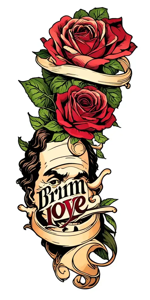 "Brim love " Benjamin Franklin tattoo design idea
