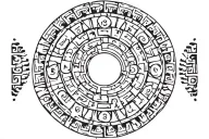 Mayan calendar tattoo design idea