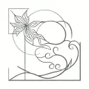 wind, one direction tattoo design idea