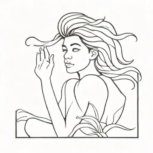 wind, one direction tattoo design idea