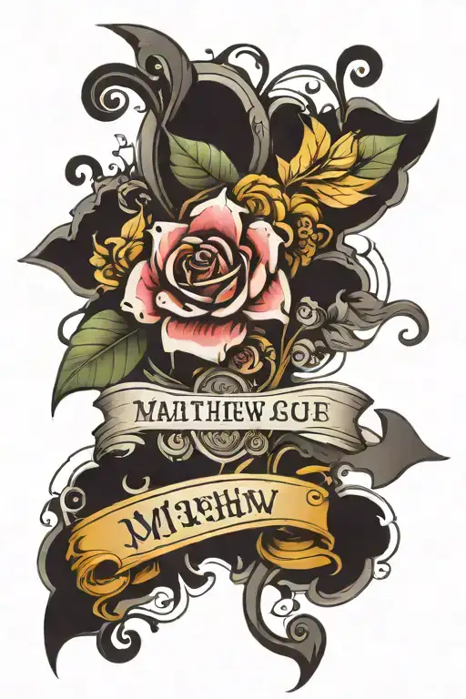 Matthew 6:34 tattoo design idea