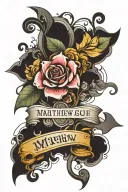 Matthew 6:34 tattoo design idea