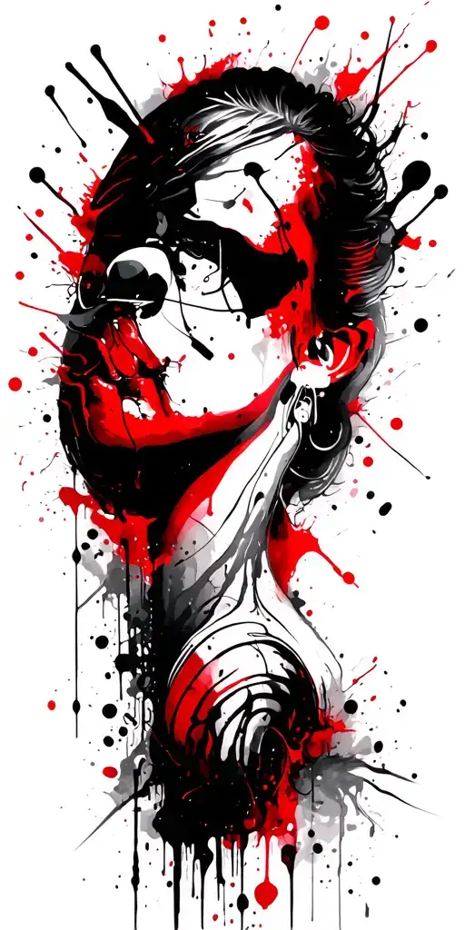 music and numerology  tattoo design idea