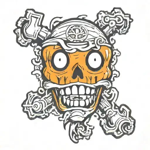 Spooky tattoo design idea