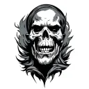 Undefeated tattoo design idea