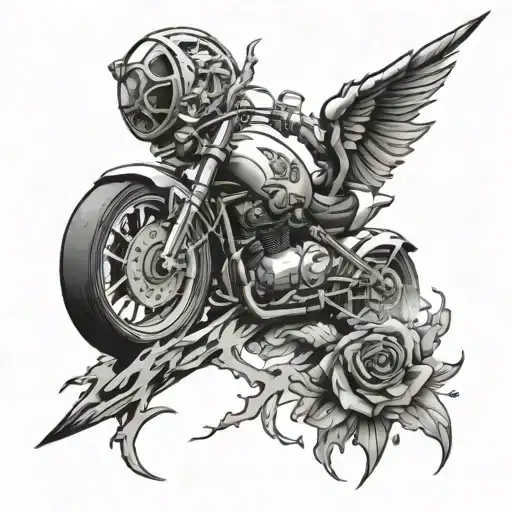 danger zone tattoo design idea