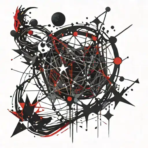 the constellation of the big dipper tattoo design idea