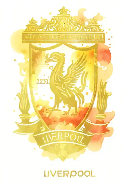 Liverpool crest surrounded by the 2 digit years they won the champions league tattoo design idea