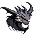 Angry toothless dragon intertwined tattoo design idea