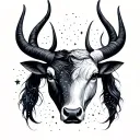 Taurus and Gemini constellation tattoo design idea