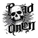 bad omen with writing  tattoo design idea