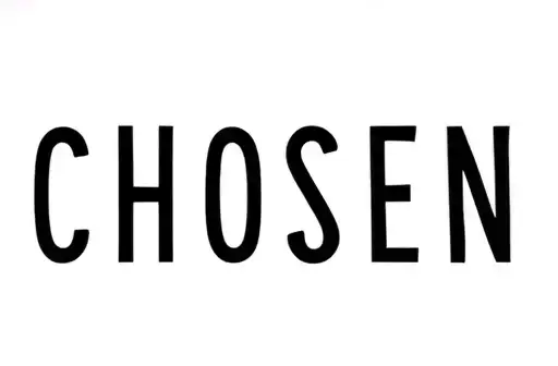 "CHOSEN" tattoo design idea
