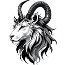 Leo Capricorn Sagittarius tattoo design idea