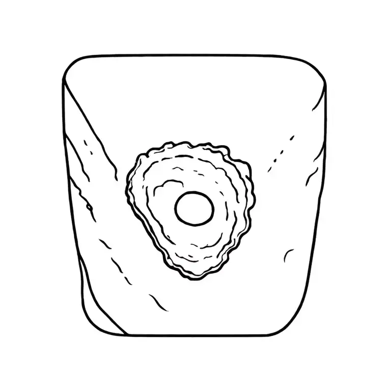 Oyster cabin tattoo design idea