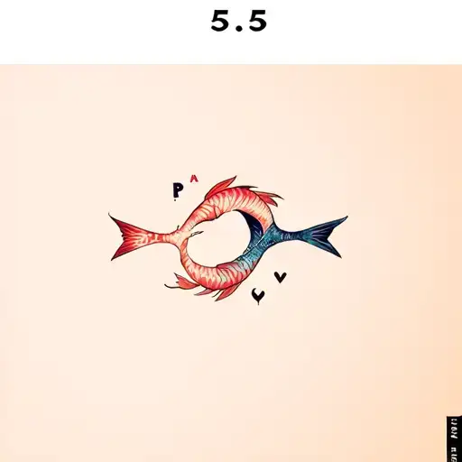 Pisces. Sagittarius. 555. lover. boyfriends forever tattoo design idea