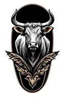 cattle brand logo tattoo design idea