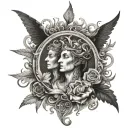 Divine Comedy tattoo design idea