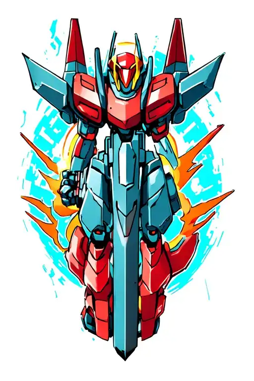 gurren lagann drill tattoo design idea