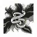 Serenity Prayer tattoo design idea
