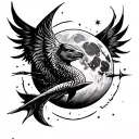 Swift As A Coursing River, Force Of A Great Typhoon, Strength Of A Raging Fire, Mysterious As The Dark Side Of The Moon tattoo design idea