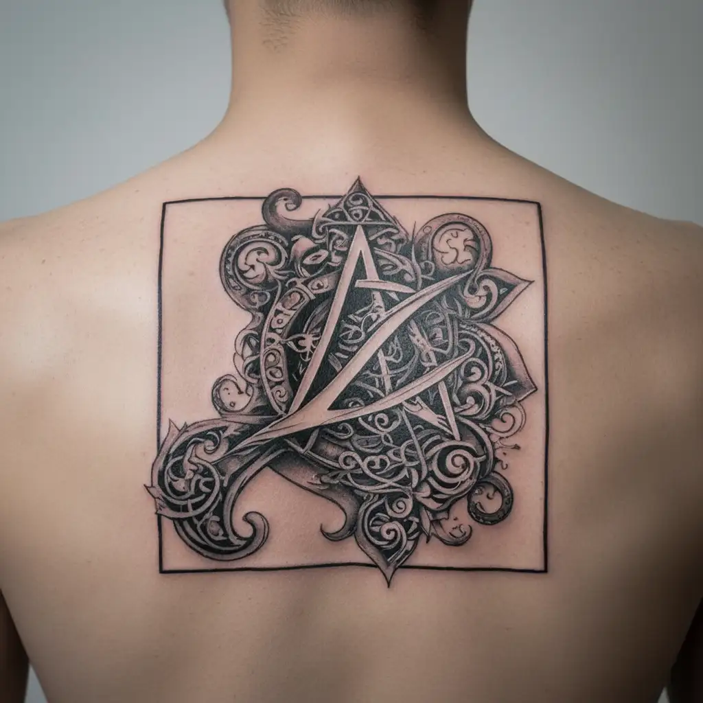 Atheist tattoo design idea