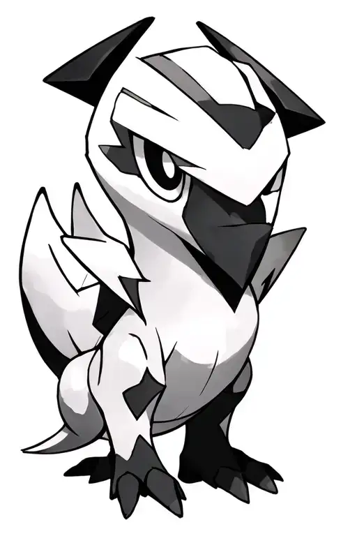 mega absol pokemon tattoo design idea