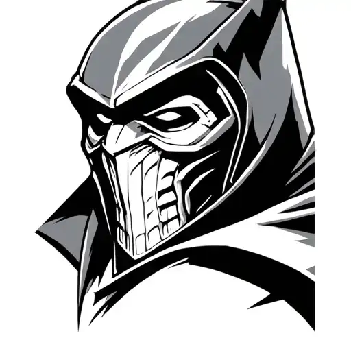 dr doom mask tattoo design idea