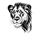 Simba and Sarabi tattoo design idea