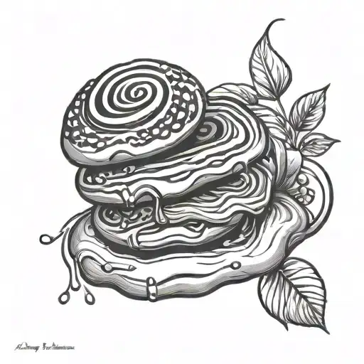 Honey Bun tattoo design idea