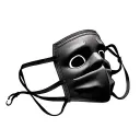 double face mask tattoo design idea