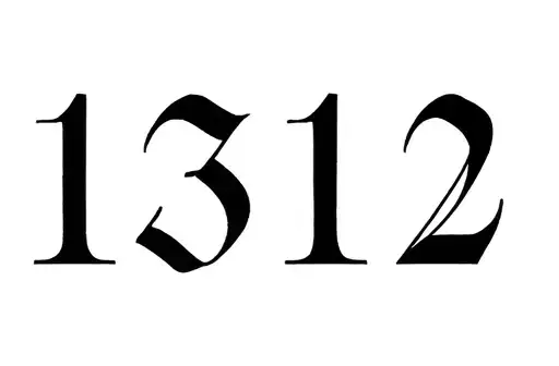 "1312" tattoo design idea