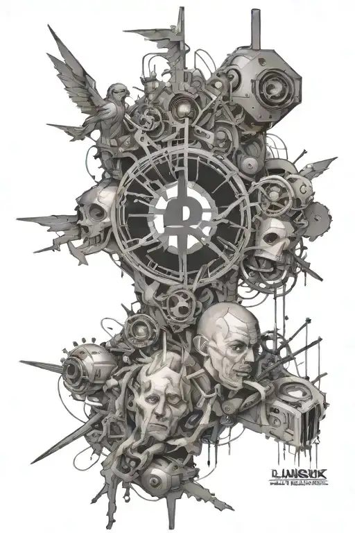 linkin park album covers tattoo design idea