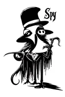 Spy Vs Spy tattoo design idea