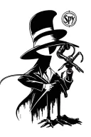 Spy Vs Spy tattoo design idea
