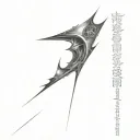 Filler Space tattoo design idea